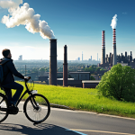 5. In the foreground, a person looks contemplative or slightly unwell, with a faint, abstract overlay showing these particles entering their lungs, symbolizing the invisible health threat. Industrial chimneys and car exhaust fumes are dimly visible in the background, contributing to the pollution. The overall atmosphere is slightly unsettling, emphasizing the hidden danger. Realistic, somber color palette."

**Image Prompt 2:**
"A dynamic and hopeful composite image depicting the fight for clean air. Above, a satellite emits data streams towards a vibrant, clean city below, where small, glowing air quality sensors are integrated into urban architecture. In the mid-ground, diverse individuals are actively engaged in positive actions: one person plants a tree, another commutes by bicycle or public transport, and an electric vehicle charges. The sky is clear and blue, with abundant greenery, signifying progress and a healthier future. Bright, optimistic lighting with a focus on modern technology and community action."