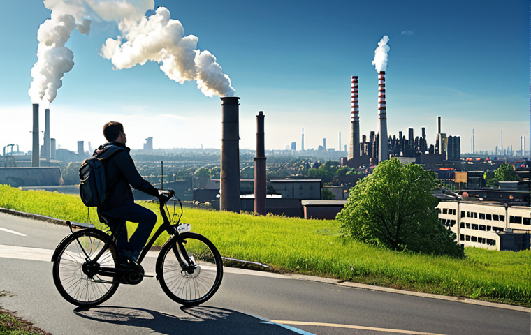 5. In the foreground, a person looks contemplative or slightly unwell, with a faint, abstract overlay showing these particles entering their lungs, symbolizing the invisible health threat. Industrial chimneys and car exhaust fumes are dimly visible in the background, contributing to the pollution. The overall atmosphere is slightly unsettling, emphasizing the hidden danger. Realistic, somber color palette."

**Image Prompt 2:**
"A dynamic and hopeful composite image depicting the fight for clean air. Above, a satellite emits data streams towards a vibrant, clean city below, where small, glowing air quality sensors are integrated into urban architecture. In the mid-ground, diverse individuals are actively engaged in positive actions: one person plants a tree, another commutes by bicycle or public transport, and an electric vehicle charges. The sky is clear and blue, with abundant greenery, signifying progress and a healthier future. Bright, optimistic lighting with a focus on modern technology and community action."