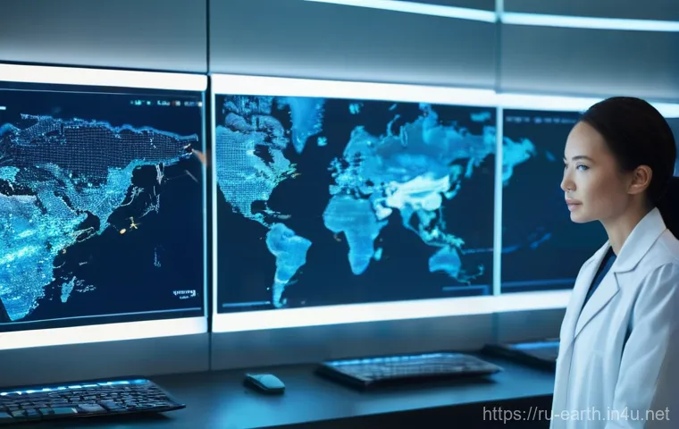 지구과학과 해저 지진 - **Prompt:** A panoramic, majestic landscape depicting a dramatic consequence of climate change on Ea...