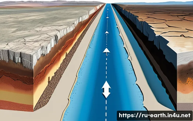 지구과학과 판 구조론 - A detailed cross-sectional illustration of Earth's lithospheric plates showing both continental and ...